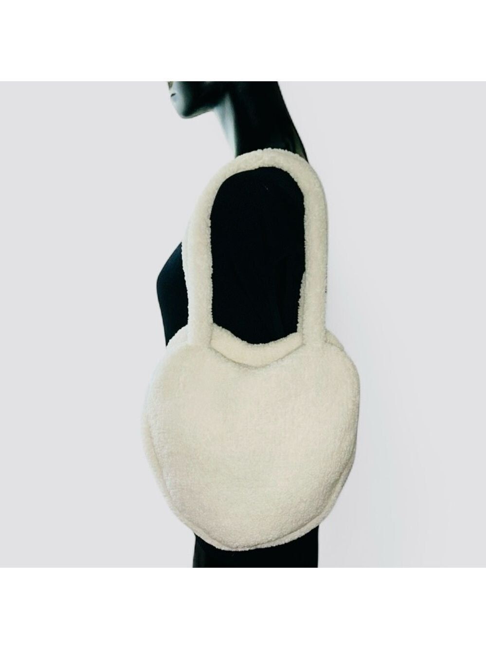 Sostrene Grene Round Teddy Tote with Shoulder Straps